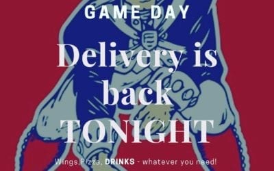 Thursday night football! We’ve got everything you need for the game and tonight, we’ll even DELIVER it. Free delivery from 4:30PM-9PM. ALL COCKTAILS CAN BE MADE TO GO! #waltham #shoppers #beer #drinks #pizza #wings #football #patriots #nfl #cocktails #trysomethingnew #specials #menu