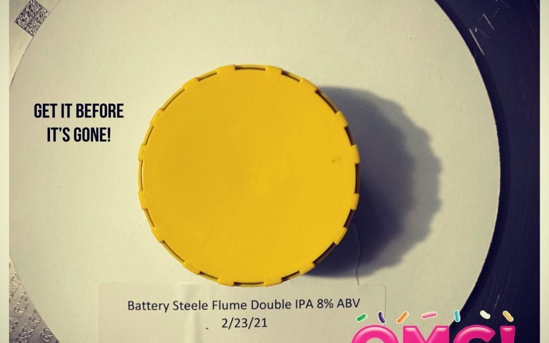 Flume Double IPA from @batterysteelebrewing. We’ve got it. Come get it while it lasts! #shoppers #moodyst #batterysteeleflume #beer #waltham