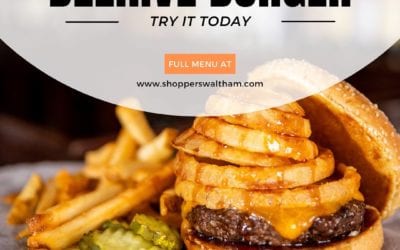 It’s Friday! Come grab a burger! Weather report looking better for after work drinks out back! #shoppers #waltham #beer #outdoordining #cocktails #wehavefunhere #burgers #lunch #dinner #moodyst