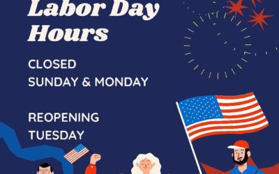 Weekend Hours: Friday 9/3 & Saturday 9/4 – normal hours Sunday 9/5 & Monday 9/6 – CLOSED We’re taking a little break to enjoy the holiday with family and friends. We’ll be back Tuesday at 11AM. #shoppers #waltham #moodyst #laborday