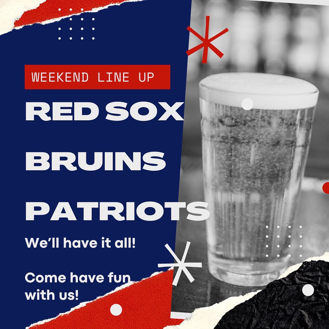 We made it to Friday!What a weekend for sports!Red Sox in the ALCS, Bruins opening game, Patriots looking better every week.Let’s Go!