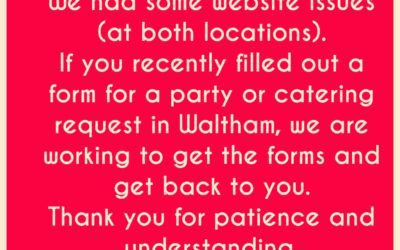 We are working on getting back to everyone. We were not ignoring you! #shoppers #waltham #moodyst