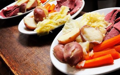 The corned beef brisket is simmering, the potatoes & carrots are chopped, the cabbage is trimmed. We will see you tomorrow! $20.95 ALL YOU CAN EAT! Guinness Beef Stew will be on the menu as well. Roast Beef will be on the board Friday! #Waltham #shoppers #specials #stpatricksday #boileddinner