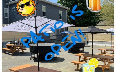 BREAKING NEWS! PATIO IS OPEN! TV is up for playoff sports Celtics at 7PM tonight. Bruins at 4:30PM tomorrow. #waltham #shoppers #moodyst #patio #weekend