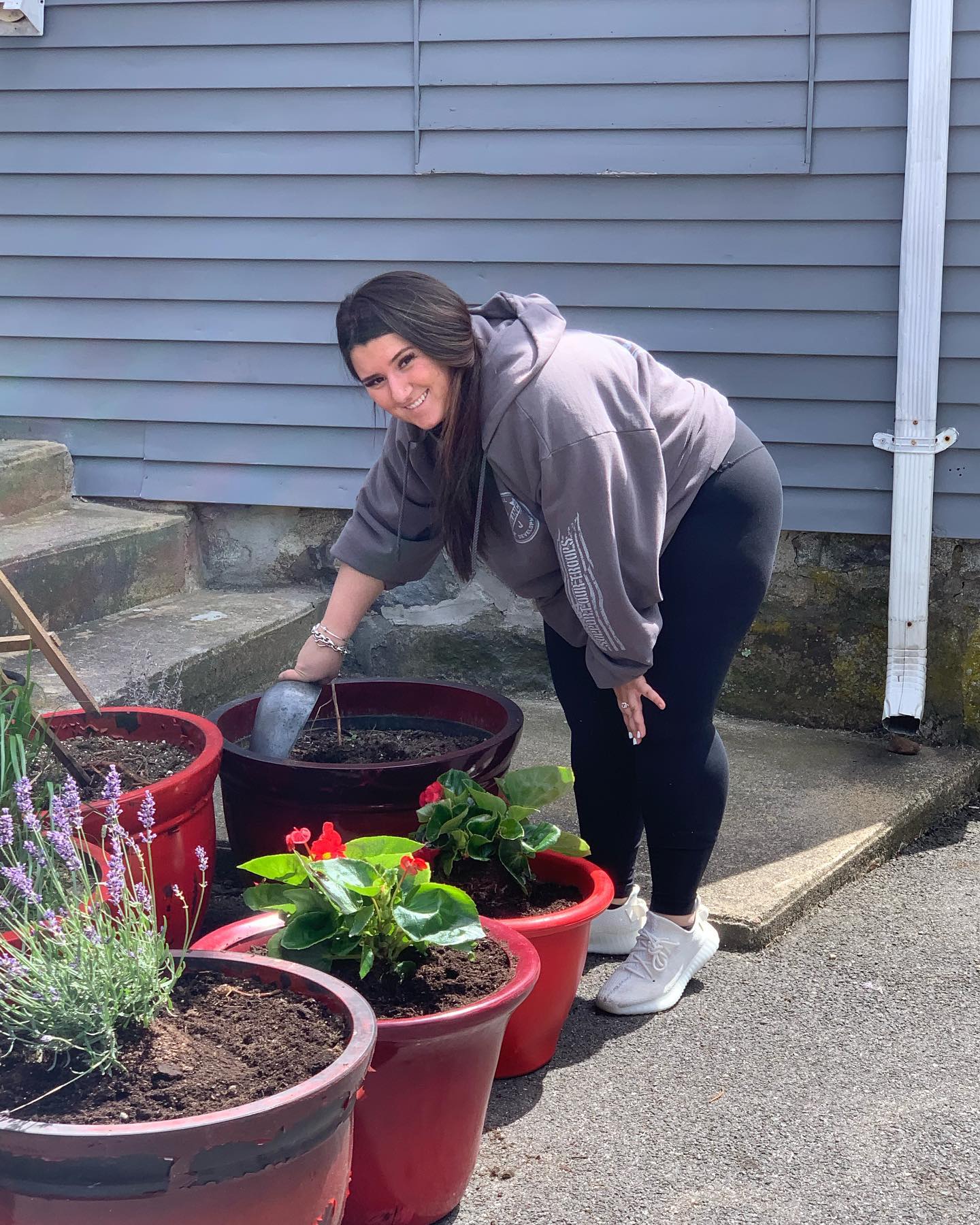 The patio is coming along nicely! Getting all the bug repellent plants ready.While we work on the patio, this weeks specials include Pulled Pork Sandwich, Newman Steak Sandwich, Pepper Steak & Roast Beef!