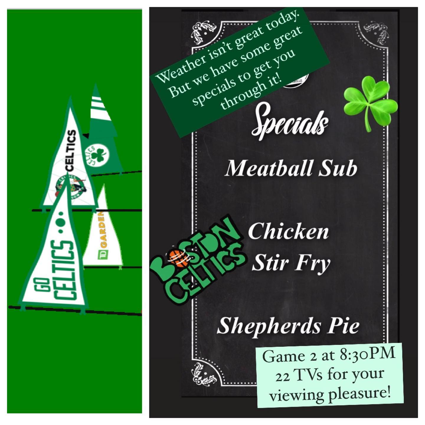 Tip Off is at 8:30PM22 TVs for your viewing pleasure.23 if the weather cooperates.