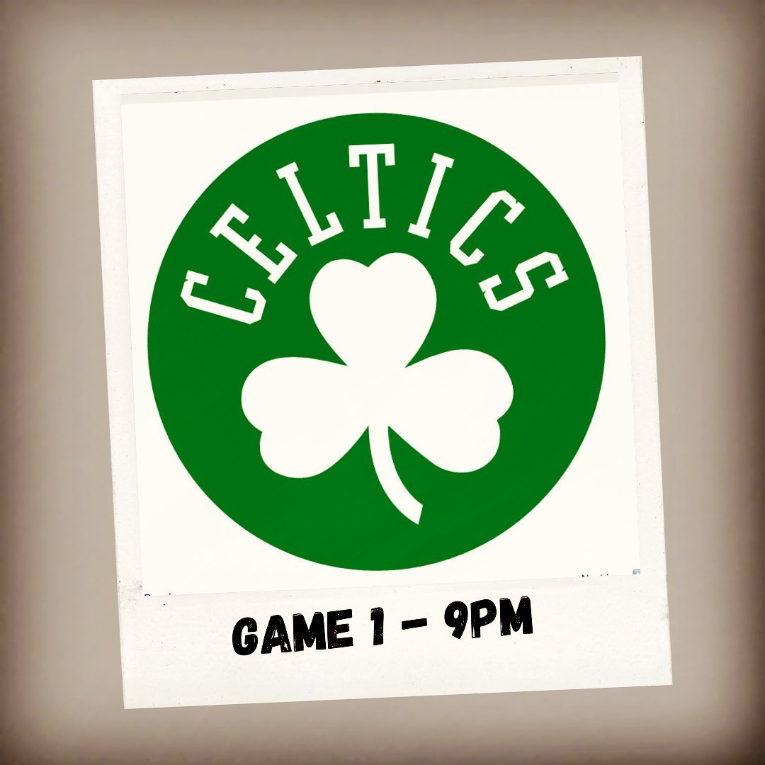 Thursday Vibes.Private Party tonight on the Patio - thank you Waltham Youth Hockey.Celtics start the at 9PM.Quahogs are back!