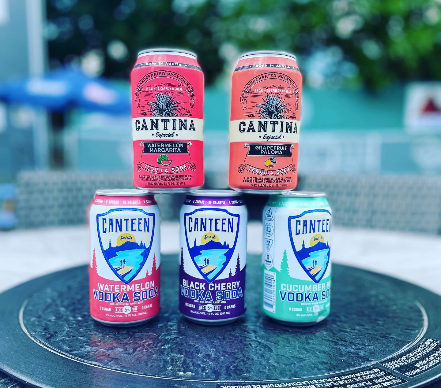 TGIF - gorgeous weekend for outdoor dining!Which @canteenspirits drink do you prefer? They all pair perfectly with one of Freddy’s quahogs!Celtics tip off at 9PM!