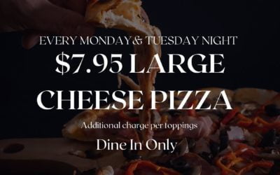 It’s Monday after a long weekend, you know you don’t want to cook. Come on down for pizza night!! $7.95 Lg Cheese Toppings extra Kitchen open till 10pm. #shoppers #pizza #moodyst #monday