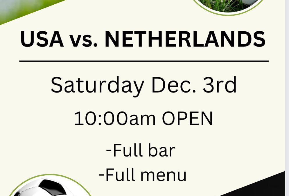 This Saturday we will be opening at 10am to cheer on team USA! ️ Full bar & full menu available!!! See you at 10am for a mimosa 🍾 #worldcup #soccer #waltham #shoppers #moodyst