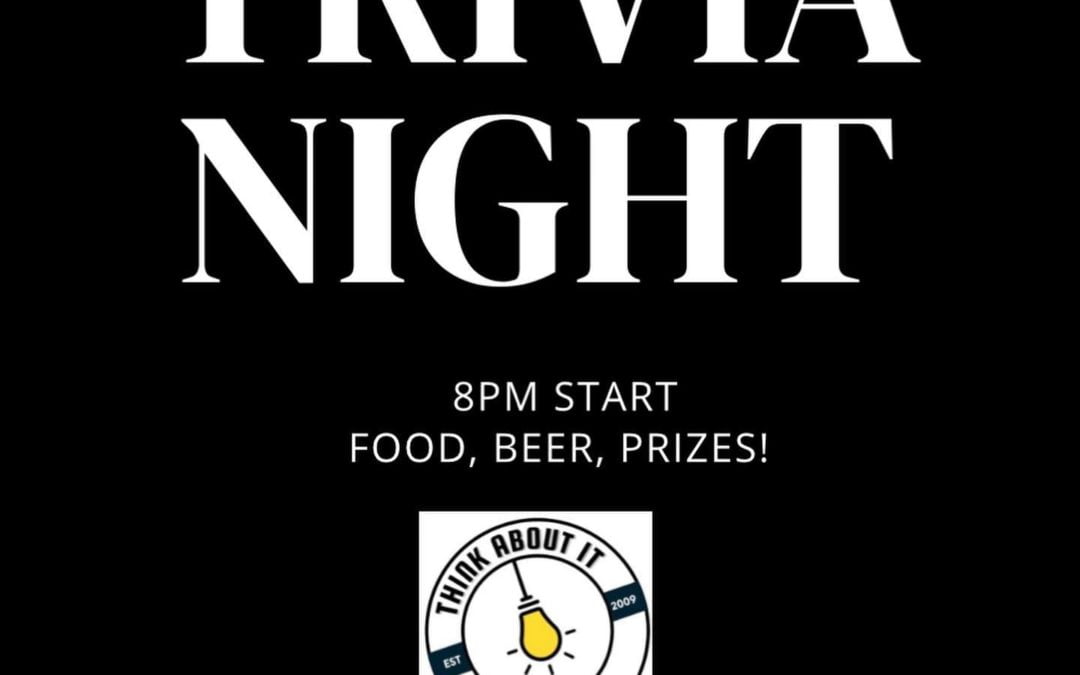 TRIVIA NIGHT! 8pm start, we would love to see you here!! @thinkaboutittrivia #trivia #shoppers #wednesdaynight #moodyst