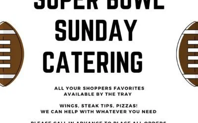 Big game Sunday! We are happy to help with all your Super Bowl needs! Please call ahead with all orders as we anticipate to be busy day of! Let’s get those orders in!! #sunday #superbowl #catering #moodyst