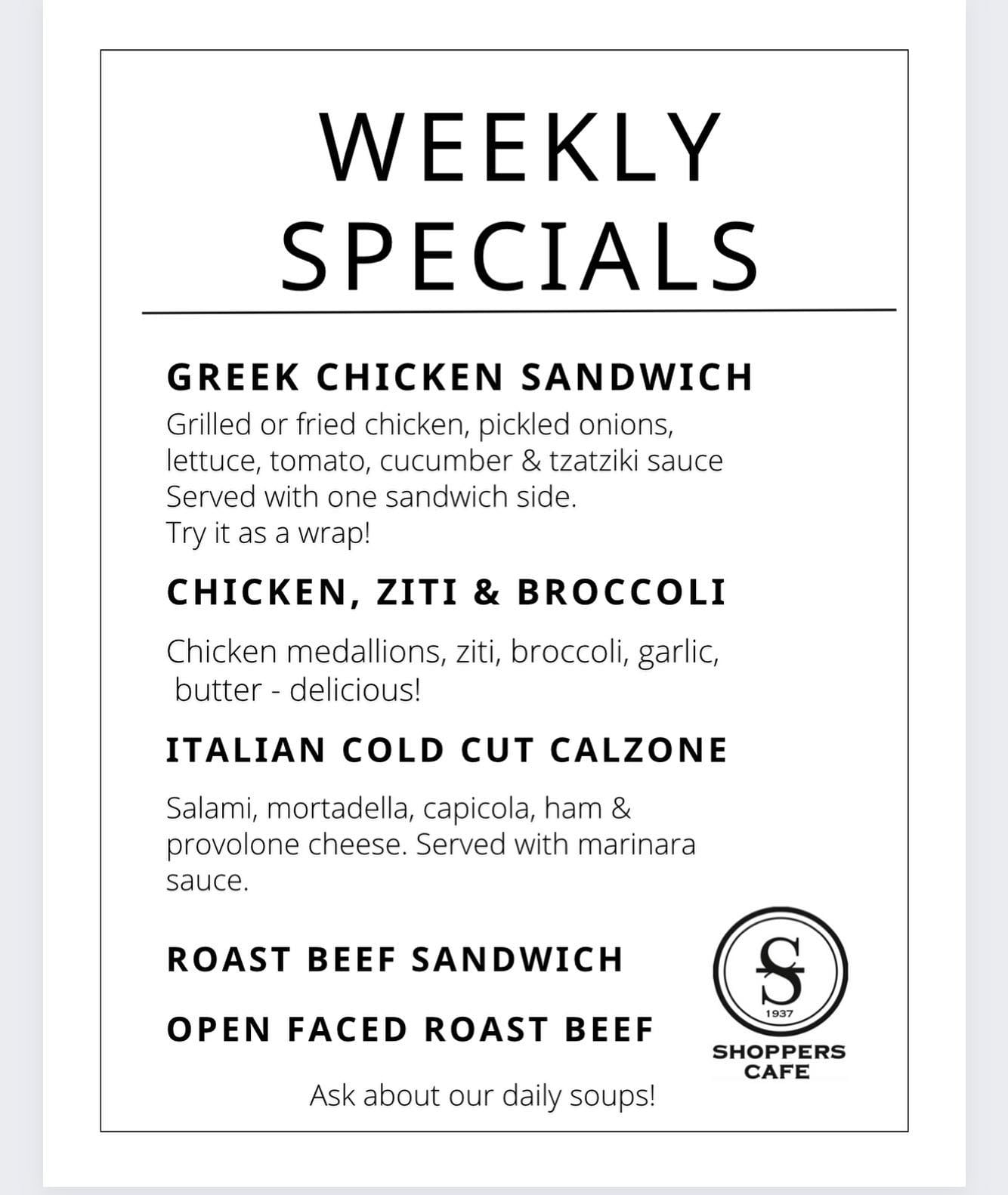 Specials are live!!
Come grab a delicious lunch or dinner.. or both we don’t judge.