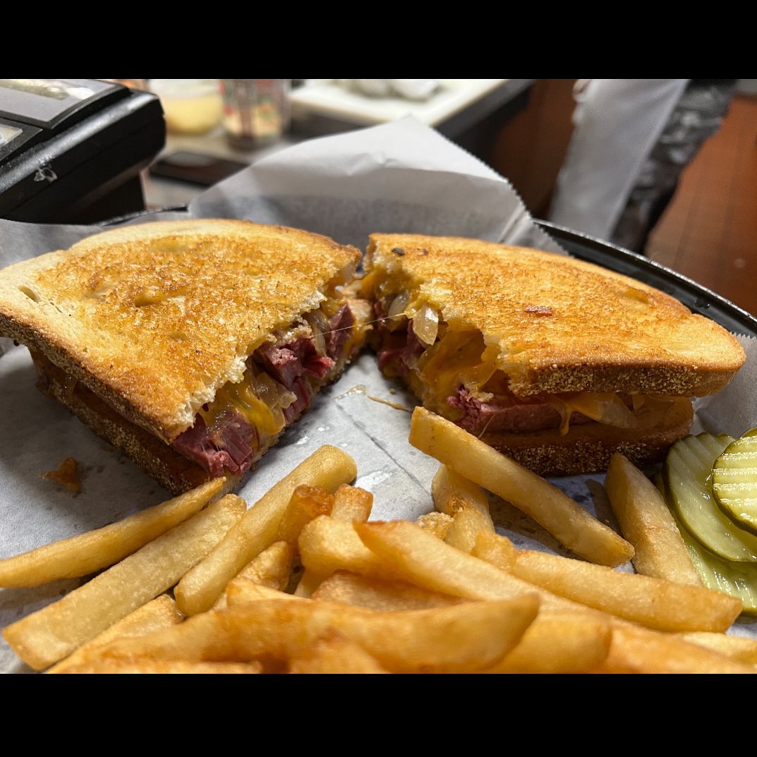 Still looking for a Corned Beef fix?? Come try a corned beef melt!!$9.95
