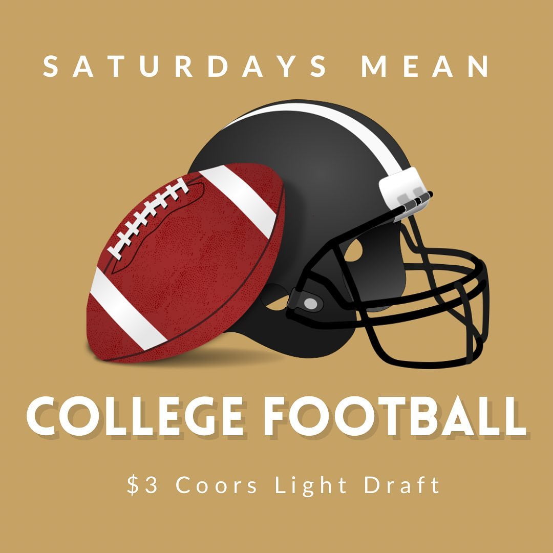 Perfect day to stay inside and watch College Football with us!$3 Coors Light Drafts!Margherita Pizzas!Toasted Italian subs! ️