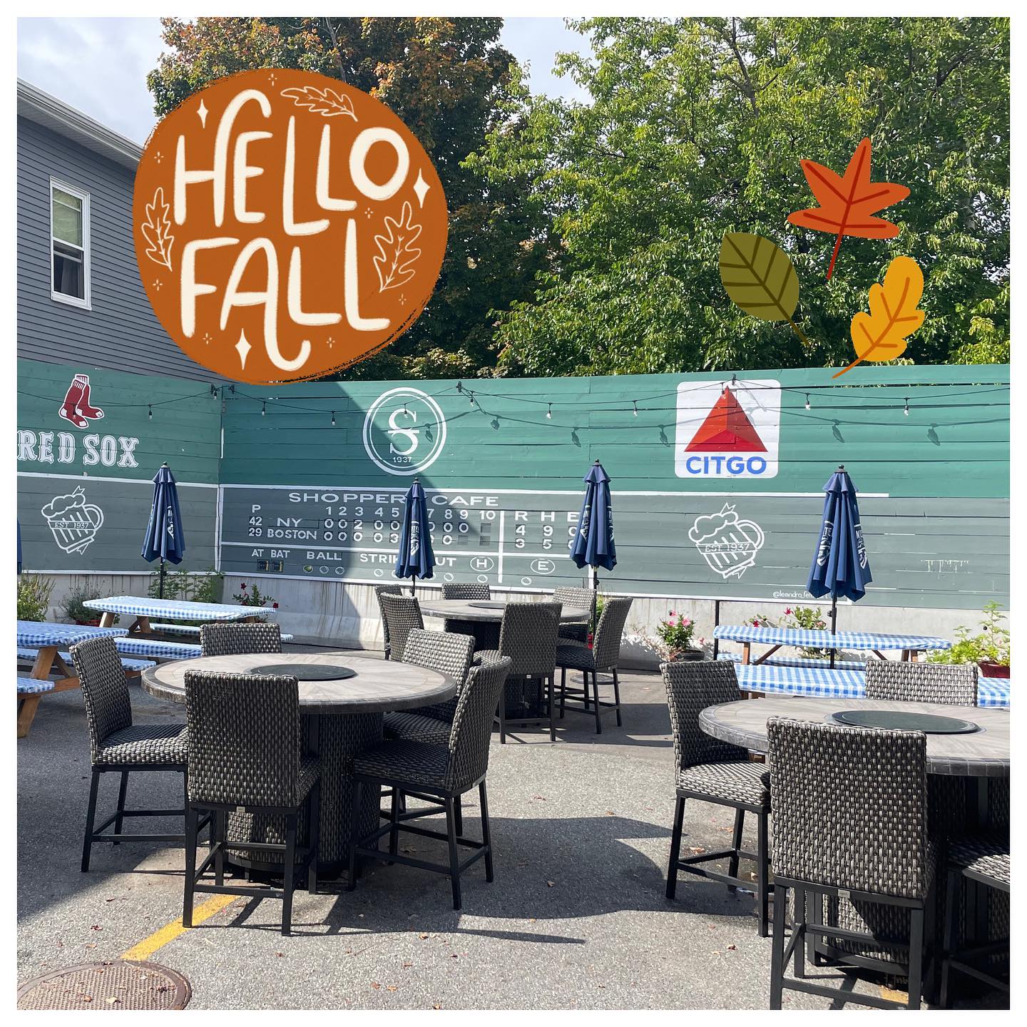 Fall is the best season for patio dining.Come see us today! Try the Pumpkin Espresso Martini!