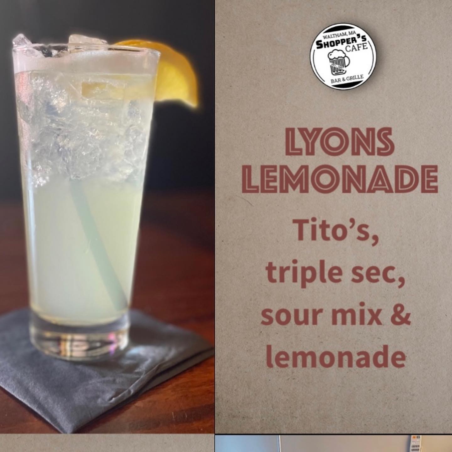 All month long, all proceeds from this signature cocktail will be donated to the Lyons Family.🎗️🎗️🎗️