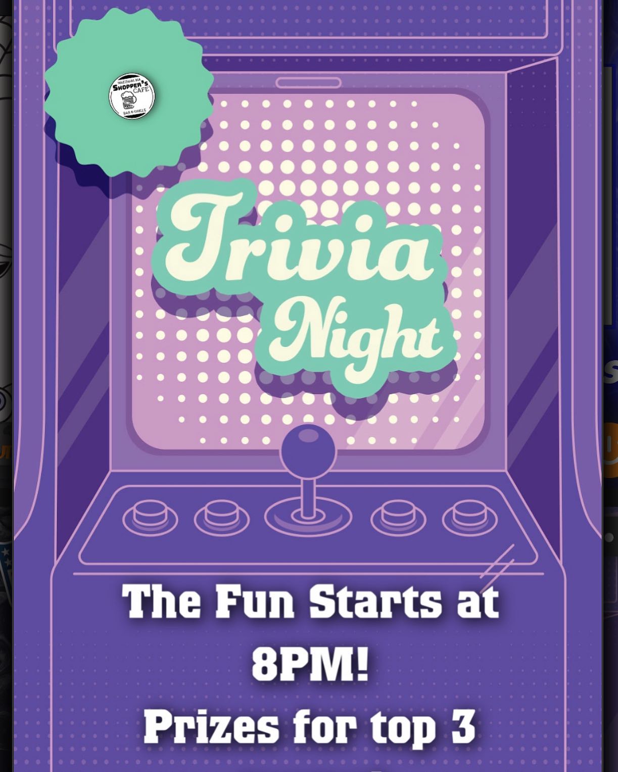 Come say hi tonight!Play some trivia with @thinkaboutittrivia and try a Lyons Lemonade!