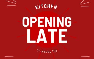 Kitchen is opening late today due to scheduled maintenance. Bar opens at 11AM Thanks for your patience and understanding #waltham #moodyst #lunch #dinner