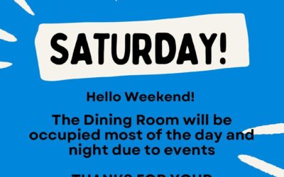 Saturday!  The dining room will be occupied most of the day. Please call ahead.  Bar side is wide open! #waltham #shoppers #moodyst #weekend