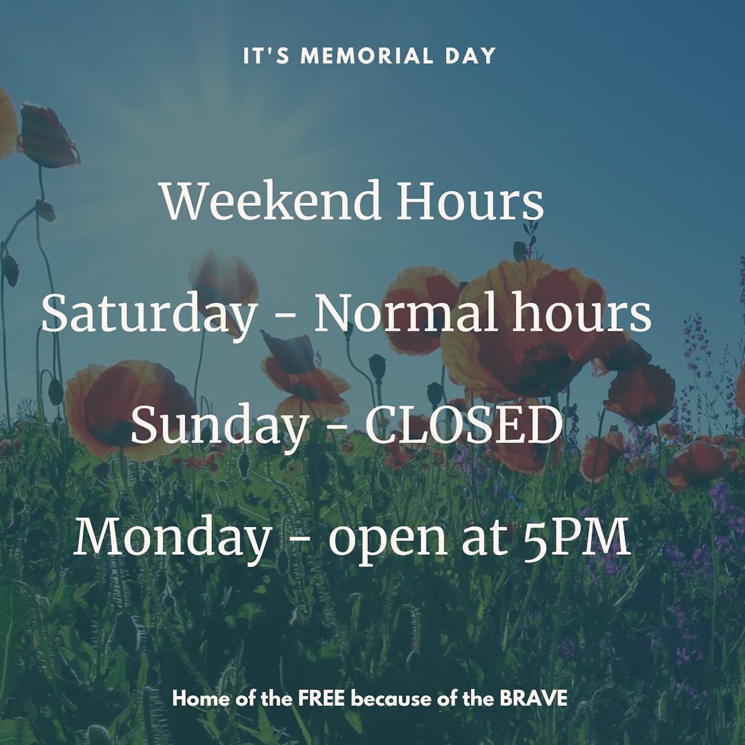 LONG WEEKEND COMING UPTaking a little break.