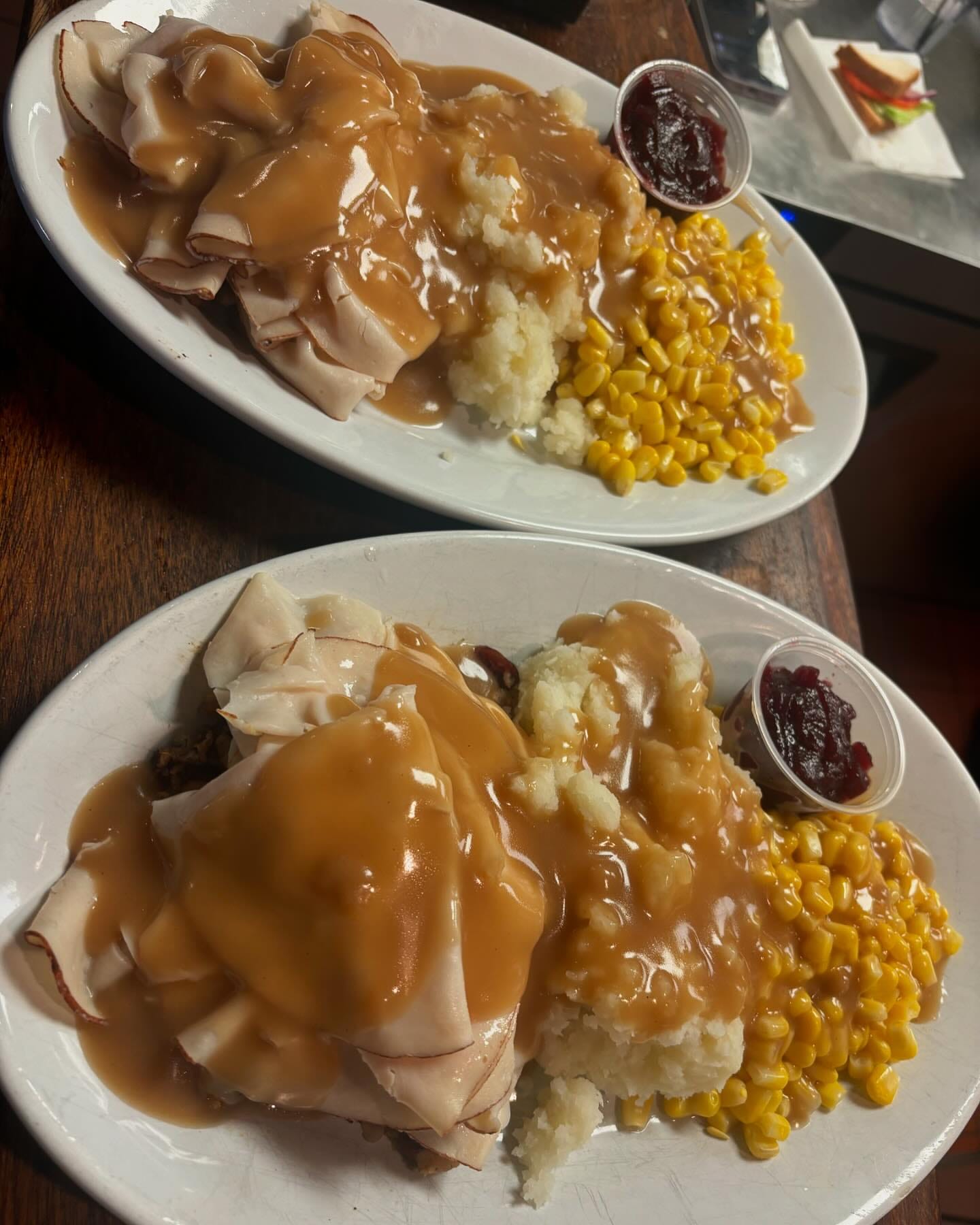 Thanksgiving this week over here!!Also on the specials list:
-Mozzerella Wedges
-Buffalo Chicken Caesar Salad
-Chicken Caesar Salad Pizza
-Roast Beef Sandwich
-Roast Beef Dinner
-Grilled Pork Chop Dinner