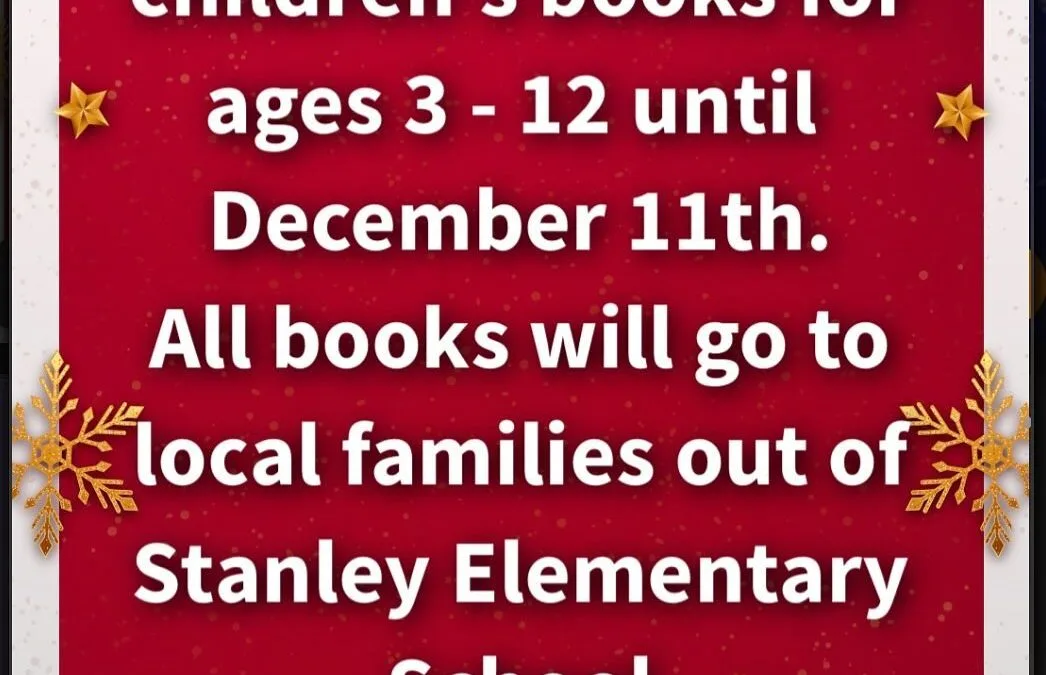 We need books!  We have partnered with Stanley Elementary School to make sure every child in the Snowflake Program ️ gets a new book for the holidays! Children’s books for ages 3 through 12 can be dropped at Shopper’s 7 days a week during business hours.  We thank you for helping this holiday season!