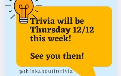 ️ Date Change! ️ Trivia we’ll be held on THURSDAY this week due to some events happening in the dining room! See you then!! 🥳 #trivia #moodyst #shopperscafe #thursdaynight