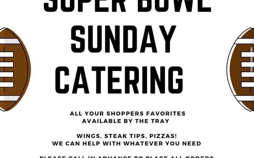 The Super Bowl is just one week away! We’re expecting a busy day, so be sure to call ahead and place your orders early. Let us help you enjoy the game with some of your Shoppers favorites! #SuperBowlReady #CallAhead #GameDayEats #moodystreet #superbowlsunday #shopperscafe