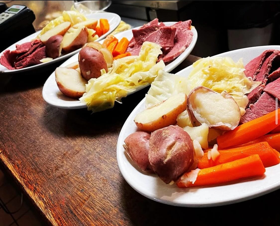 | Shoppers Cafe Waltham Starting Monday ALL YOU CAN EAT corned beef dinner for just 95 ☘️🥔