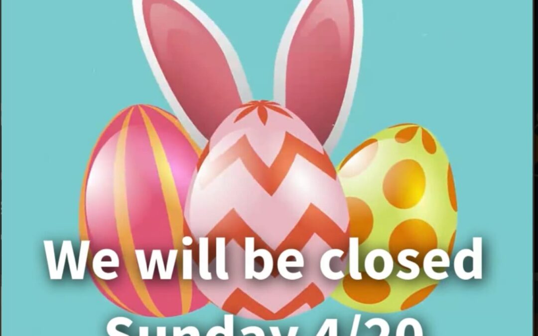 We will be closed Easter Sunday Sunday, April 20th – closed Monday, April 21st – normal hours #shoppers #moodystreet #waltham #beer #easter