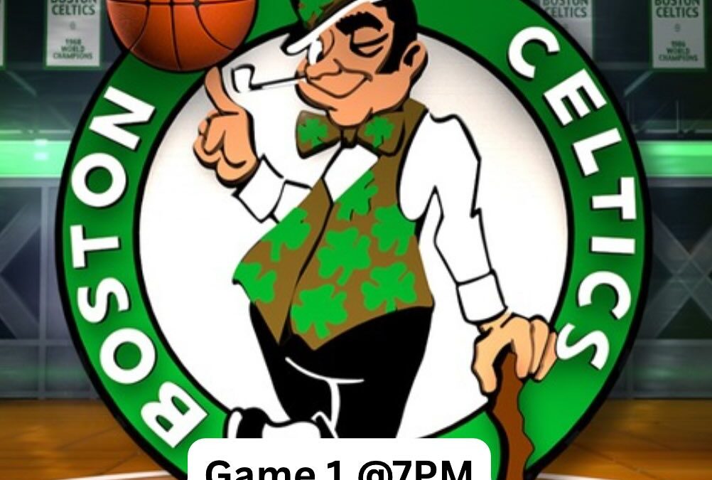 Celtics Game 1 tonight, Round 2 $7.95 large cheese pizzas Cold drinks, good vibes, and Boston basketball ☘️ #GoCeltics #Playoffs #ShoppersCafe #PizzaNight #Waltham #MoodySt