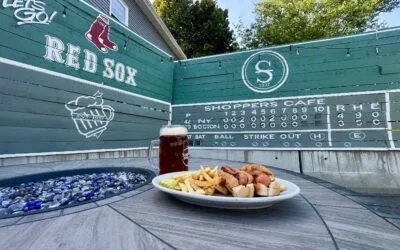 Red Sox In October ️ Playoff baseball is here!!! 🏼🏼 🌭 Hot Dog Special $7.95 LG Cheese $3 Coors Draft Fall drink menu live #baseball #shopperscafe #mlbplayoffs #redsoxbaseball #moodyst