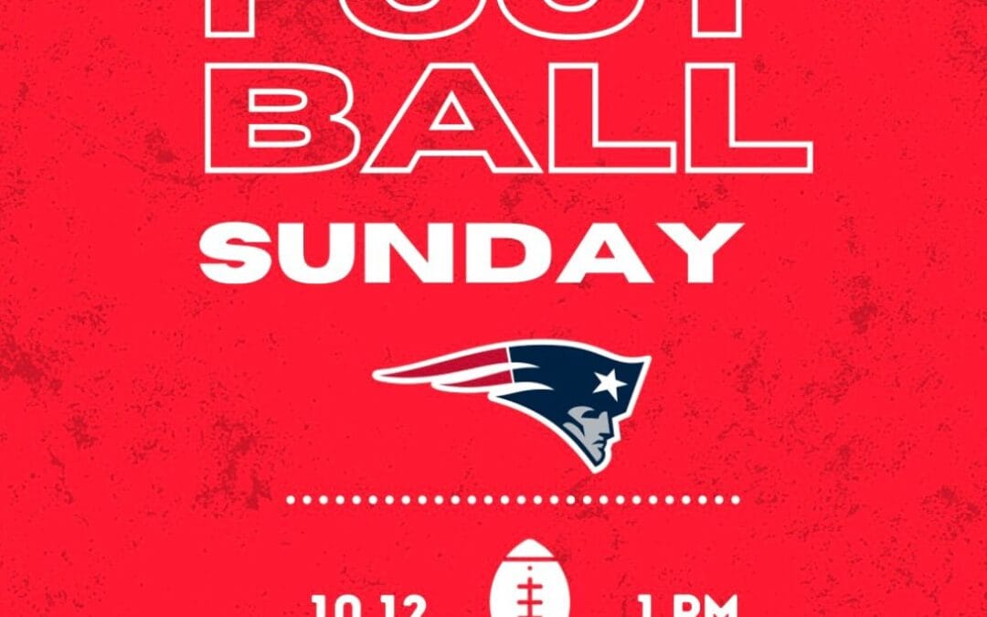 Patriots at 1PM  See you soon!! #football #footballsunday #shoppers #moodyst #patriots