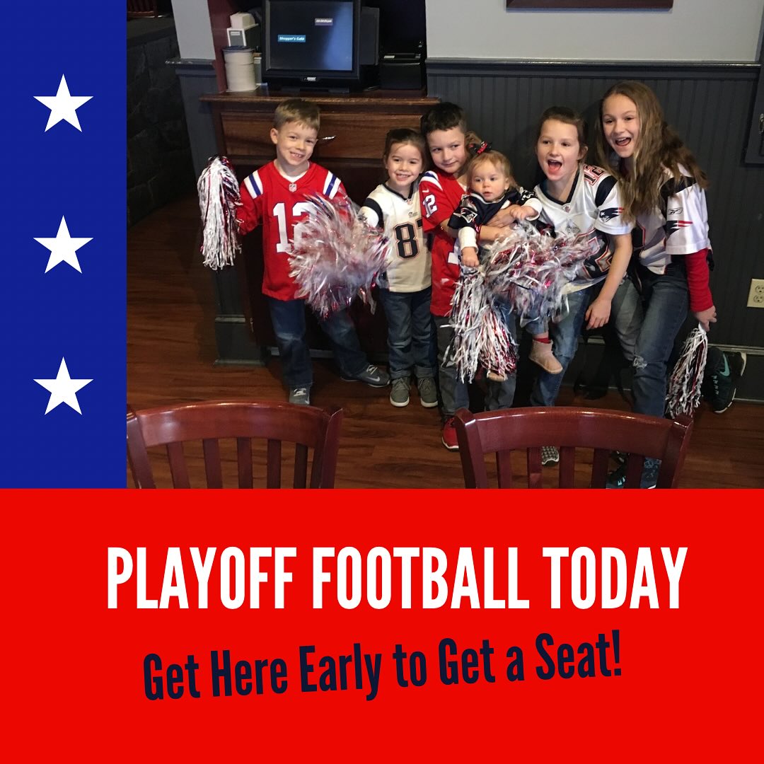 Its been awhile since we’ve had to stress this point on a playoff Sunday…GET HERE EARLY TO GET A SEAT!22 TVs for your viewing pleasure!