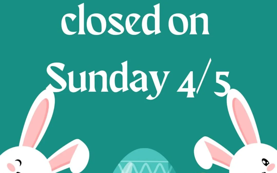 We will be closed Easter Sunday. Have a great day everyone! #shoppers #moodyst #waltham #easter