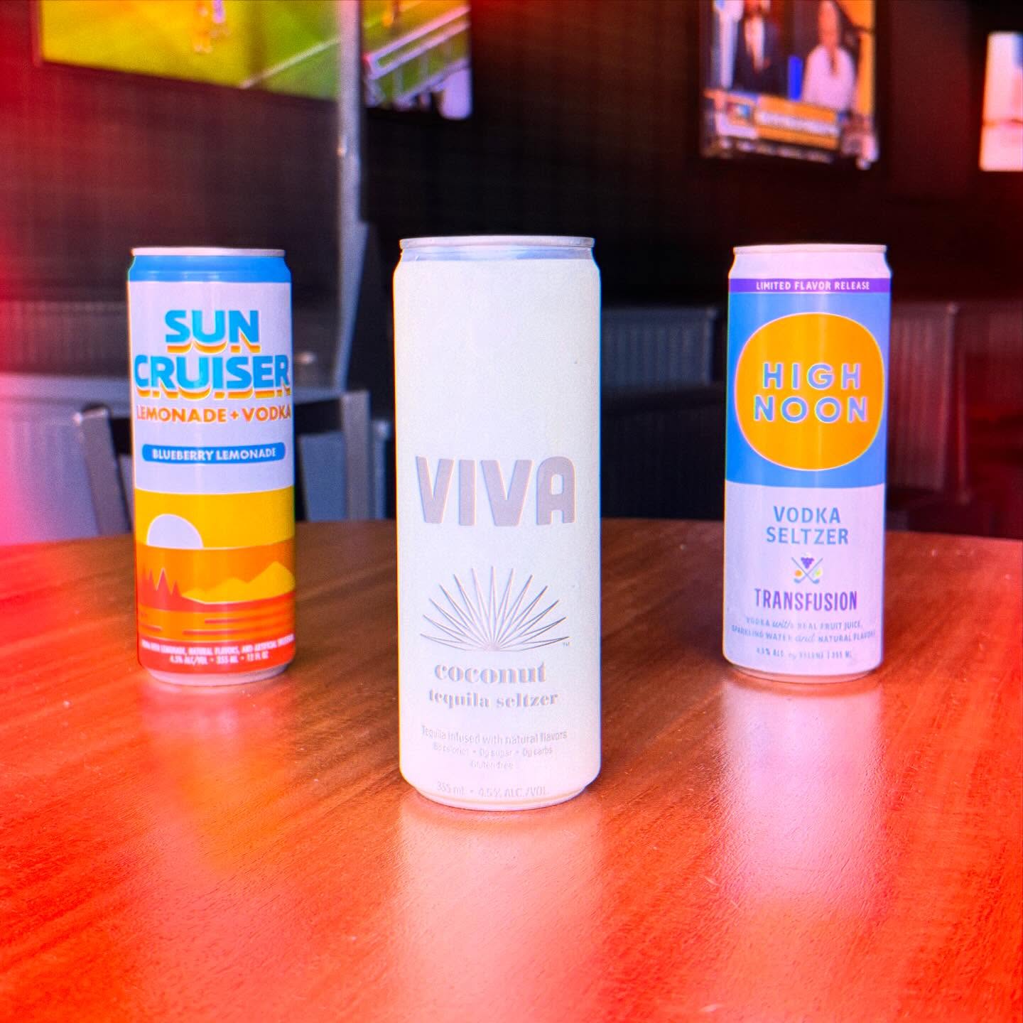 ️ New to the can game for summah!🫐 Blueberry Lemonade🥥 Tequila Seltzer️ Transfusion