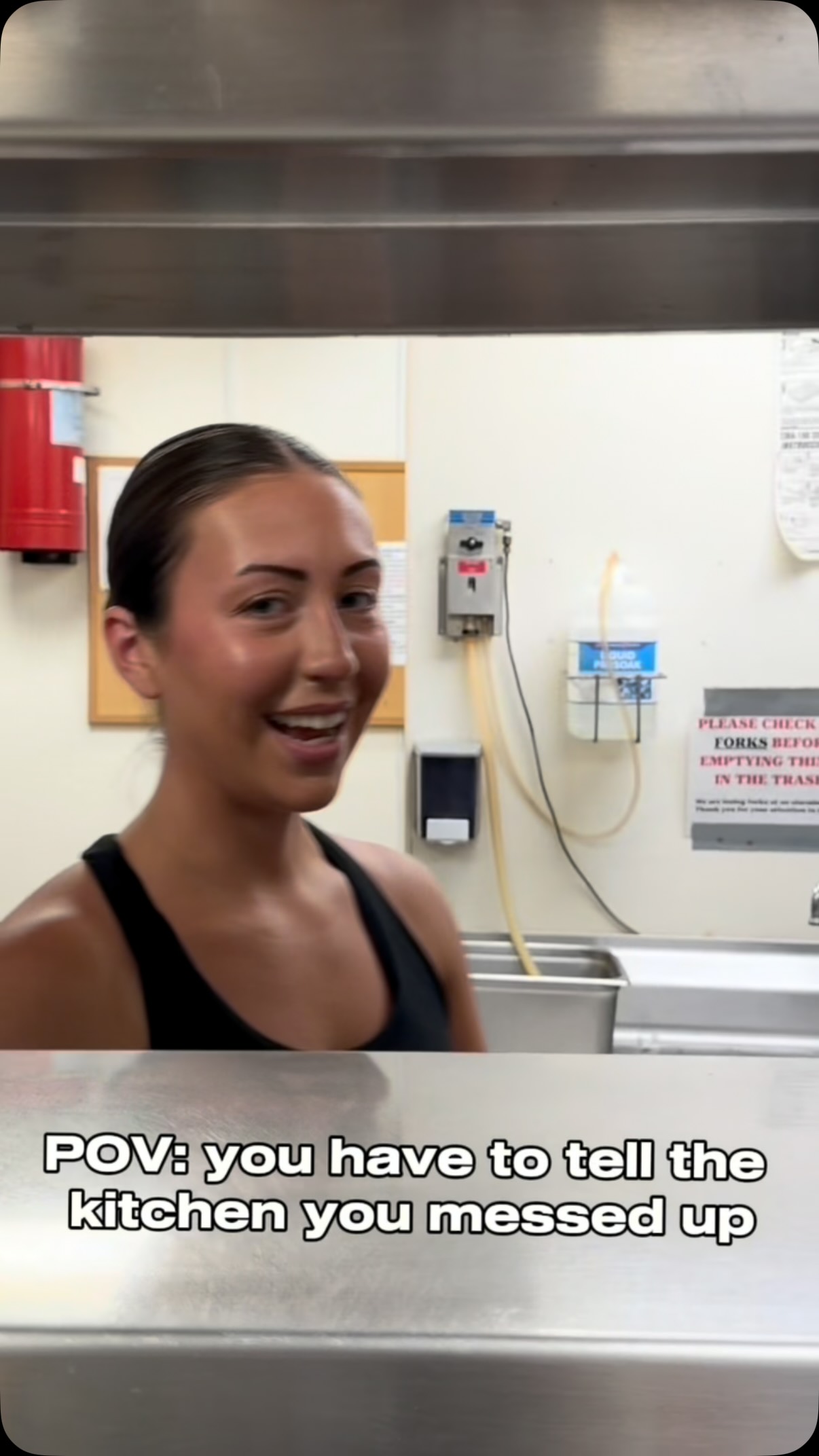 We love our kitchen staff🧑‍But we hate having to tell them we messed up an order 😮‍