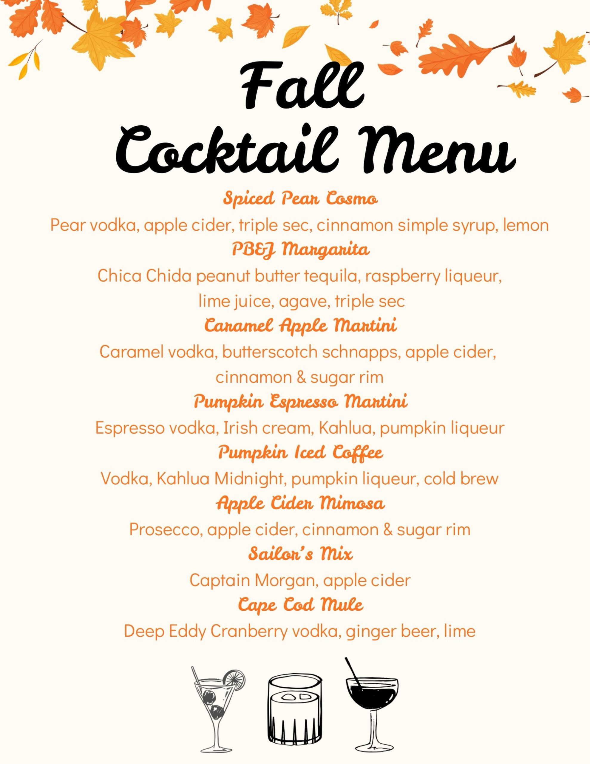 Fall drinks have entered the chatOur Fall Drink Menu is officially out!!! Grab your friends, watch some football, and try a new favorite while you’re at itWhich one are you trying first?