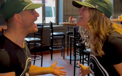 Who doesn’t love seeing Joey in our Shoppers hat and a size small women’s shirt? 🤣 Speaking of merch… we’re getting some NEW Shoppers gear and want to know what you want to see!  #shopperscafe #merchdrop #bartiktok #boss #twinning